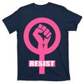 Resist Fist Women's Rights Logo Anti Trump Protest T-Shirt product image 1