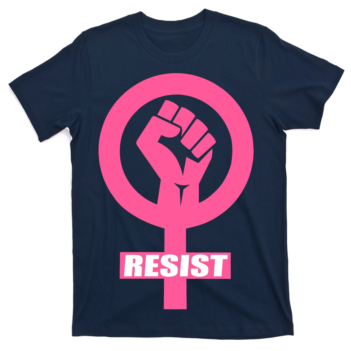 Resist Fist Women's Rights Logo Anti Trump Protest T-Shirt product image 1