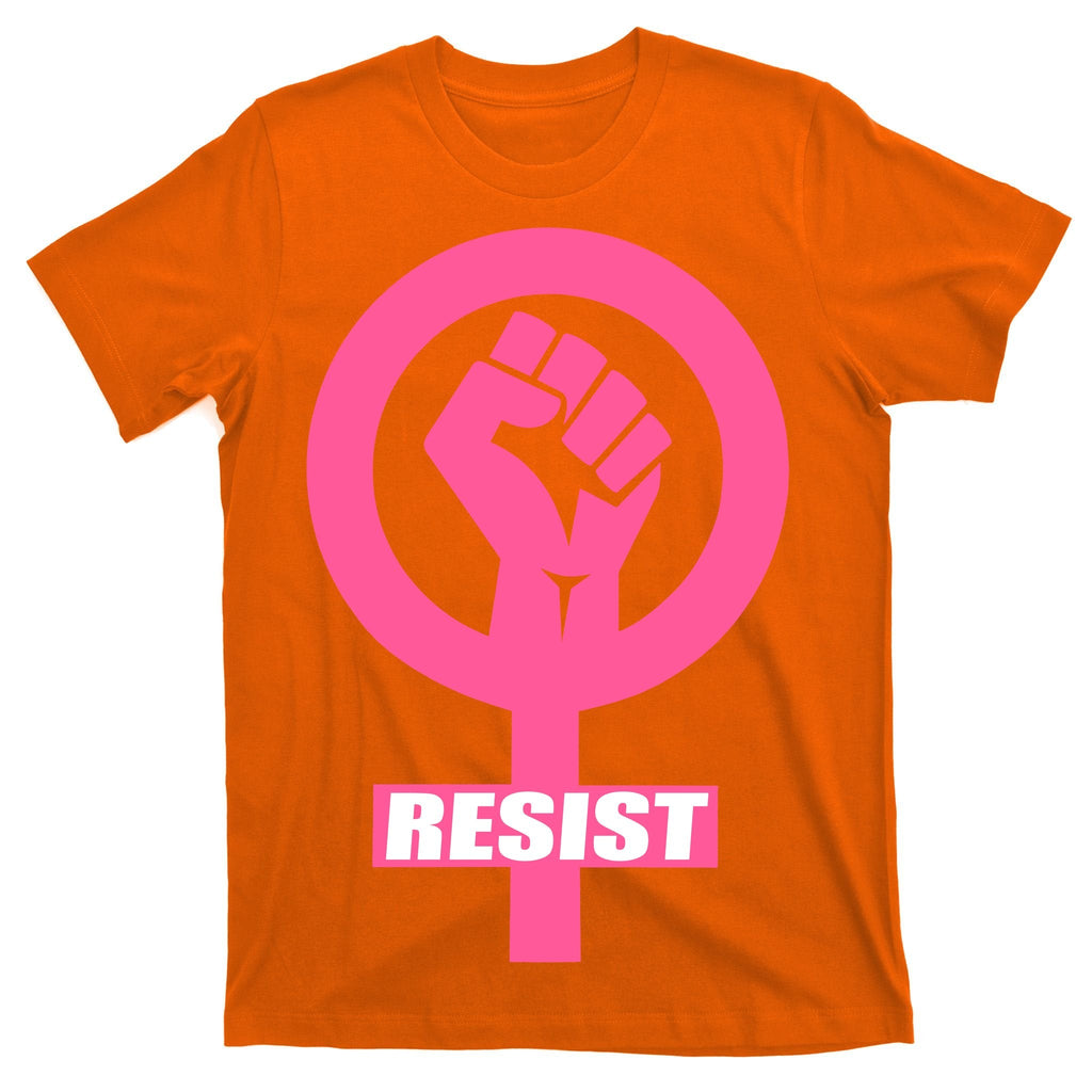 Resist Fist Women's Rights Logo Anti Trump Protest T-Shirt product image 5