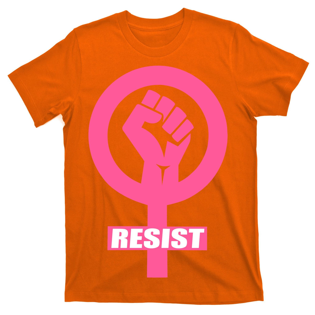 Resist Fist Women's Rights Logo Anti Trump Protest T-Shirt product image 5