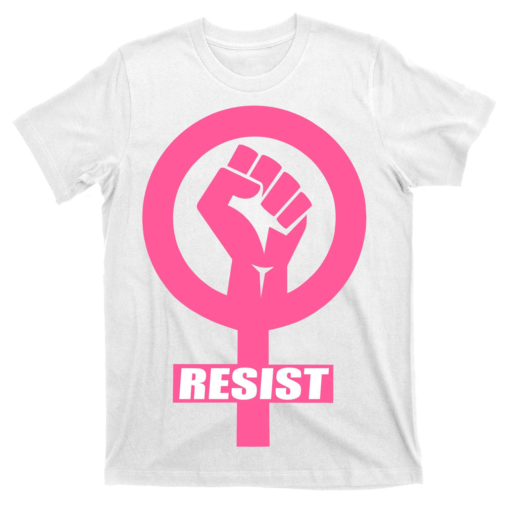 Resist Fist Women's Rights Logo Anti Trump Protest T-Shirt product image 11