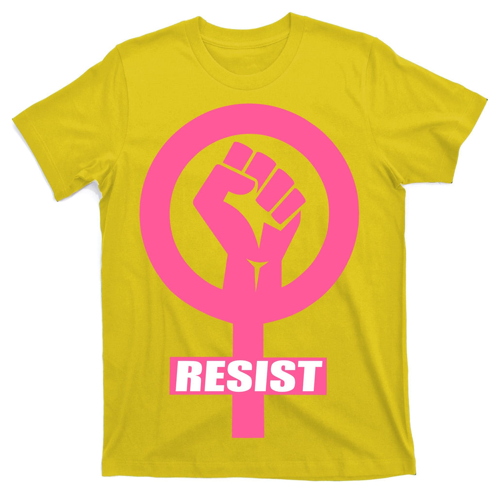 Resist Fist Women's Rights Logo Anti Trump Protest T-Shirt product image 3
