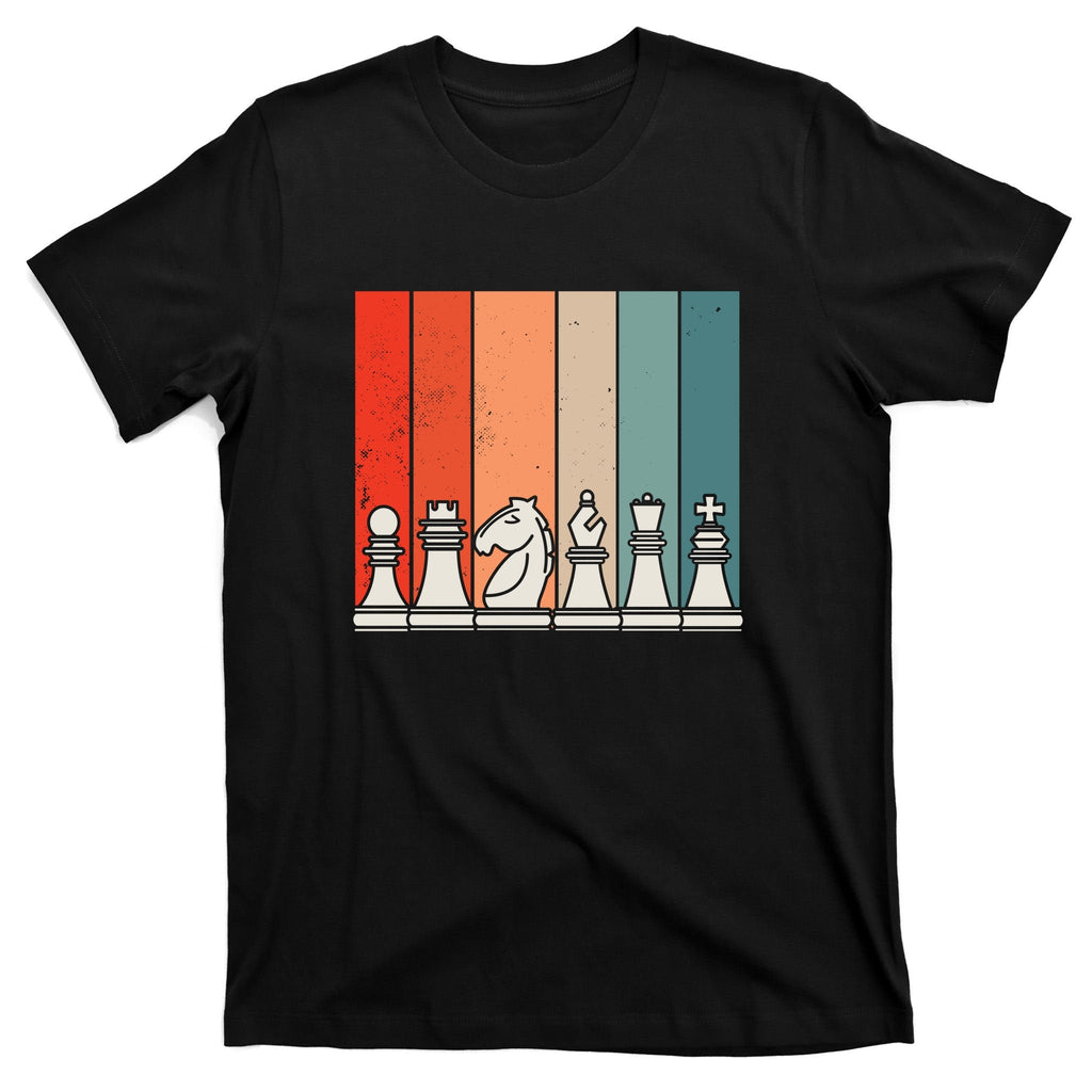 Retro Chess Pieces T-Shirt product image 7