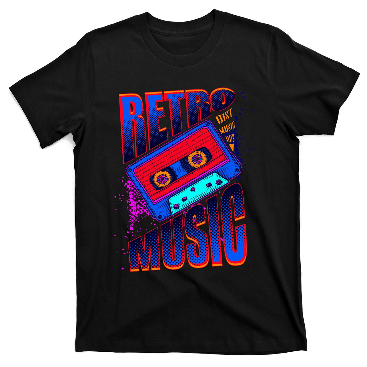 Retro Music Neon T-Shirt product image 7