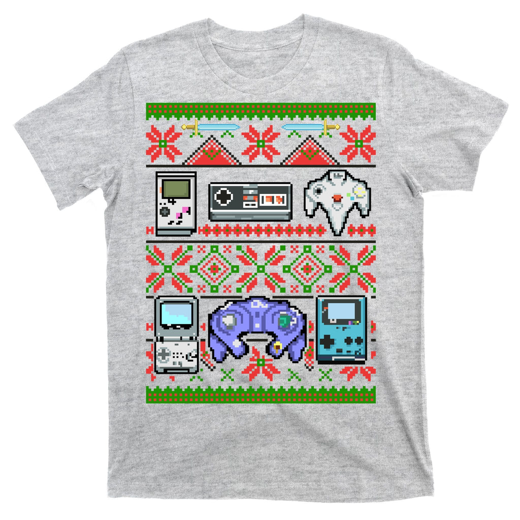 Retro Video Games Ugly Christmas Sweater T-Shirt product image 9