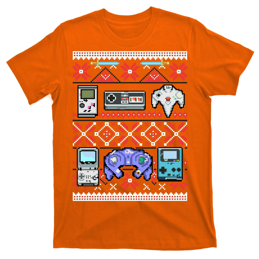Retro Video Games Ugly Christmas Sweater T-Shirt product image 5