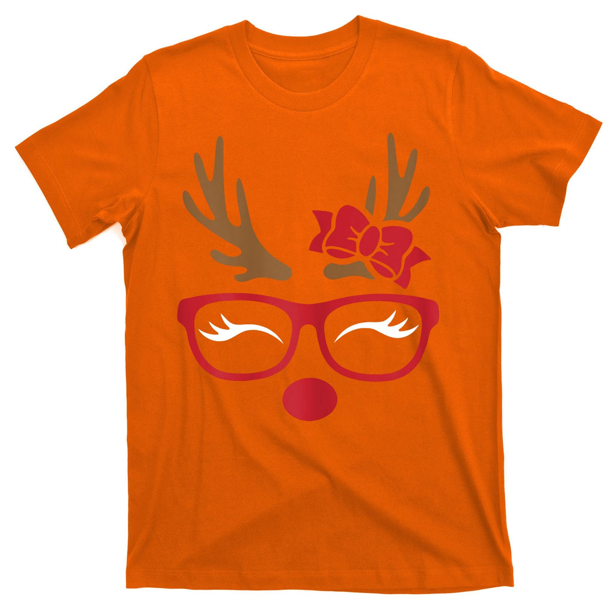 Reindeer Lady Messy Bun T-Shirt product image 5
