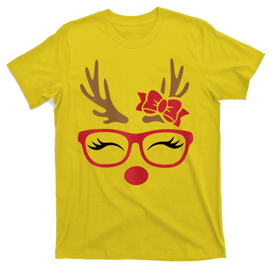 Reindeer Lady Messy Bun T-Shirt product image 3