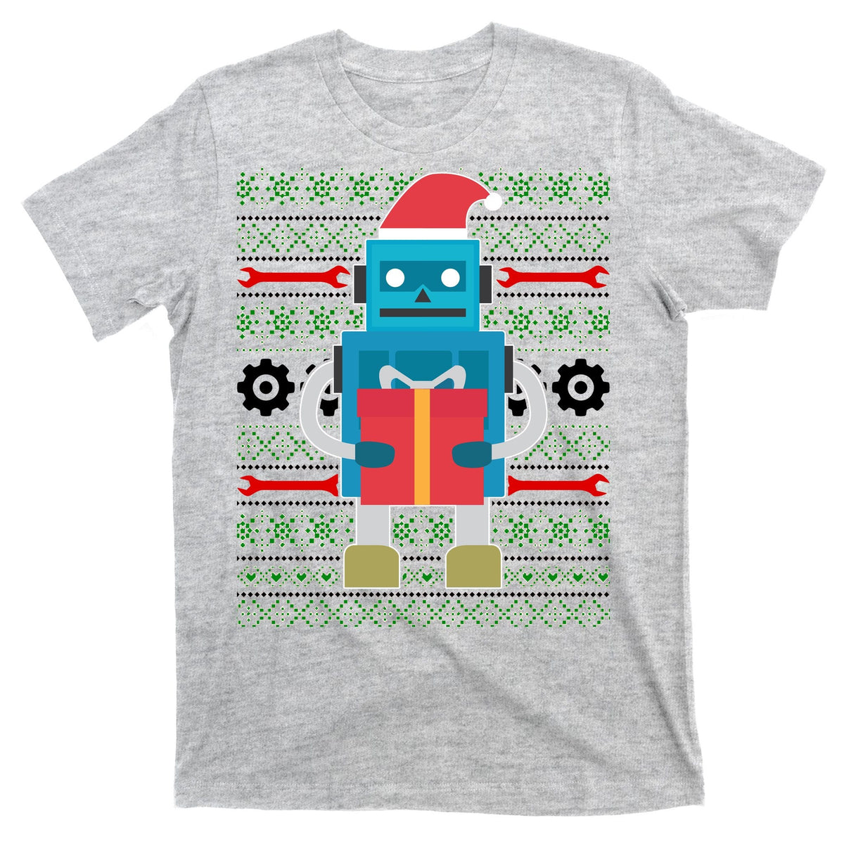 Santa Robot Ugly Christmas T-Shirt product image 9