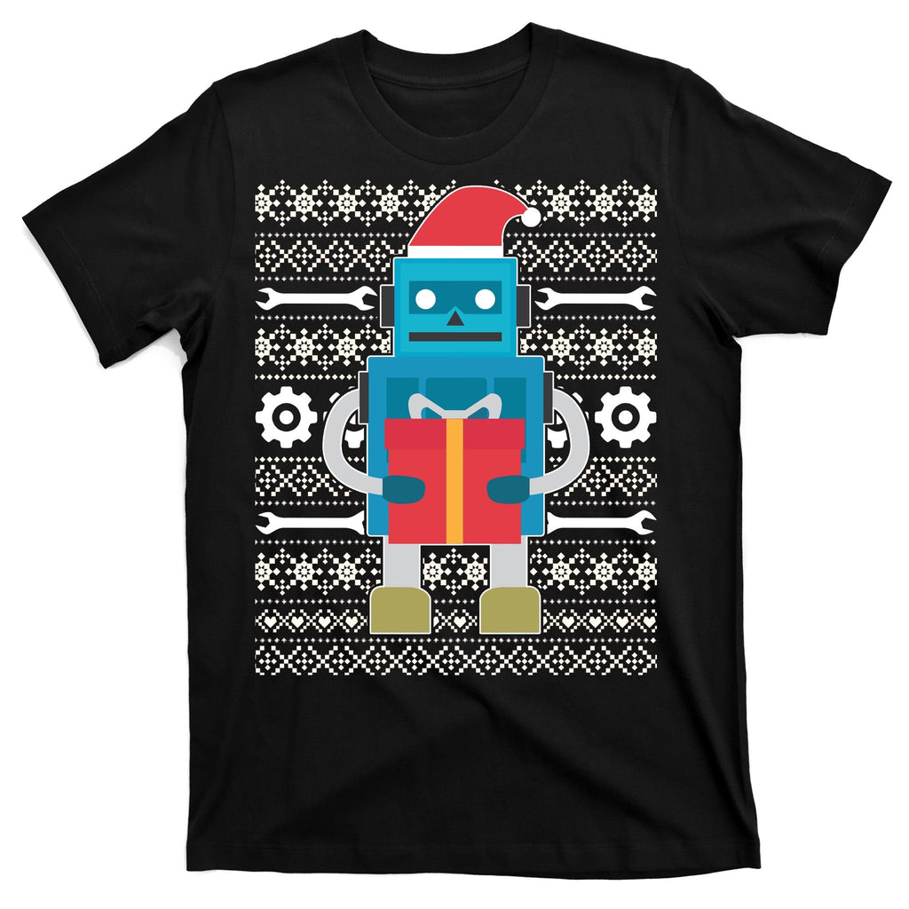 Santa Robot Ugly Christmas T-Shirt product image 7