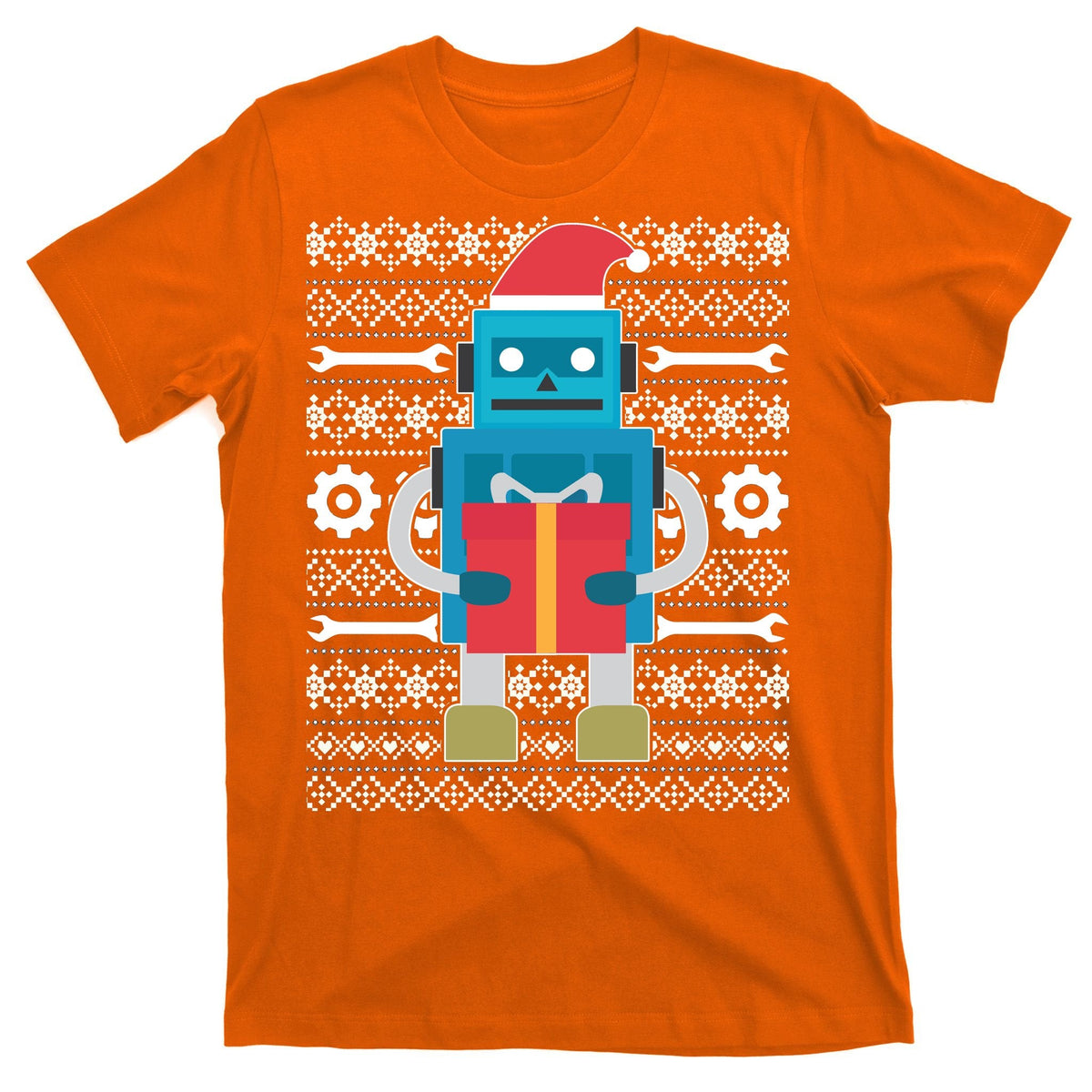 Santa Robot Ugly Christmas T-Shirt product image 5