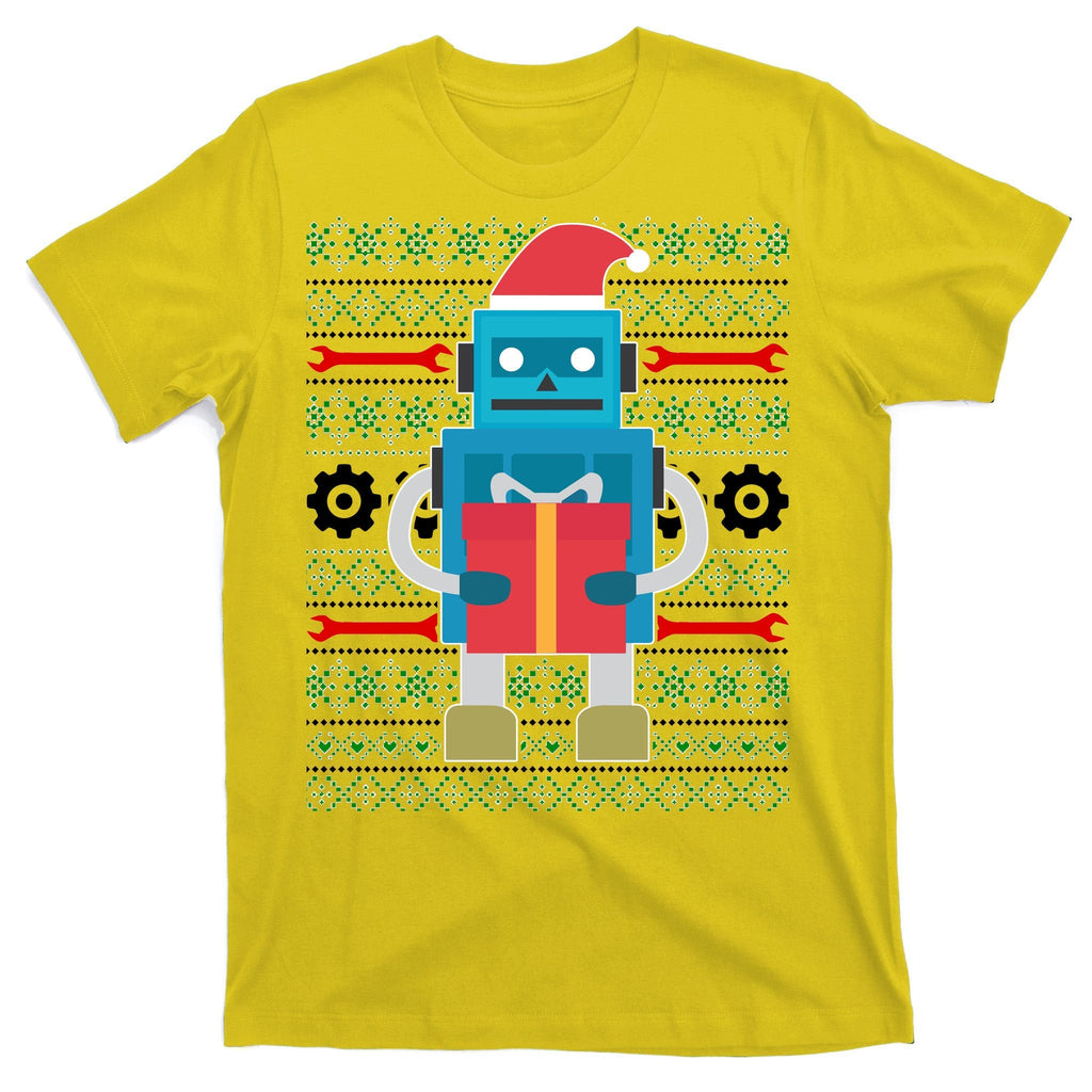 Santa Robot Ugly Christmas T-Shirt product image 3