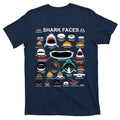 Shark Faces Of All Kinds T-Shirt product image 1
