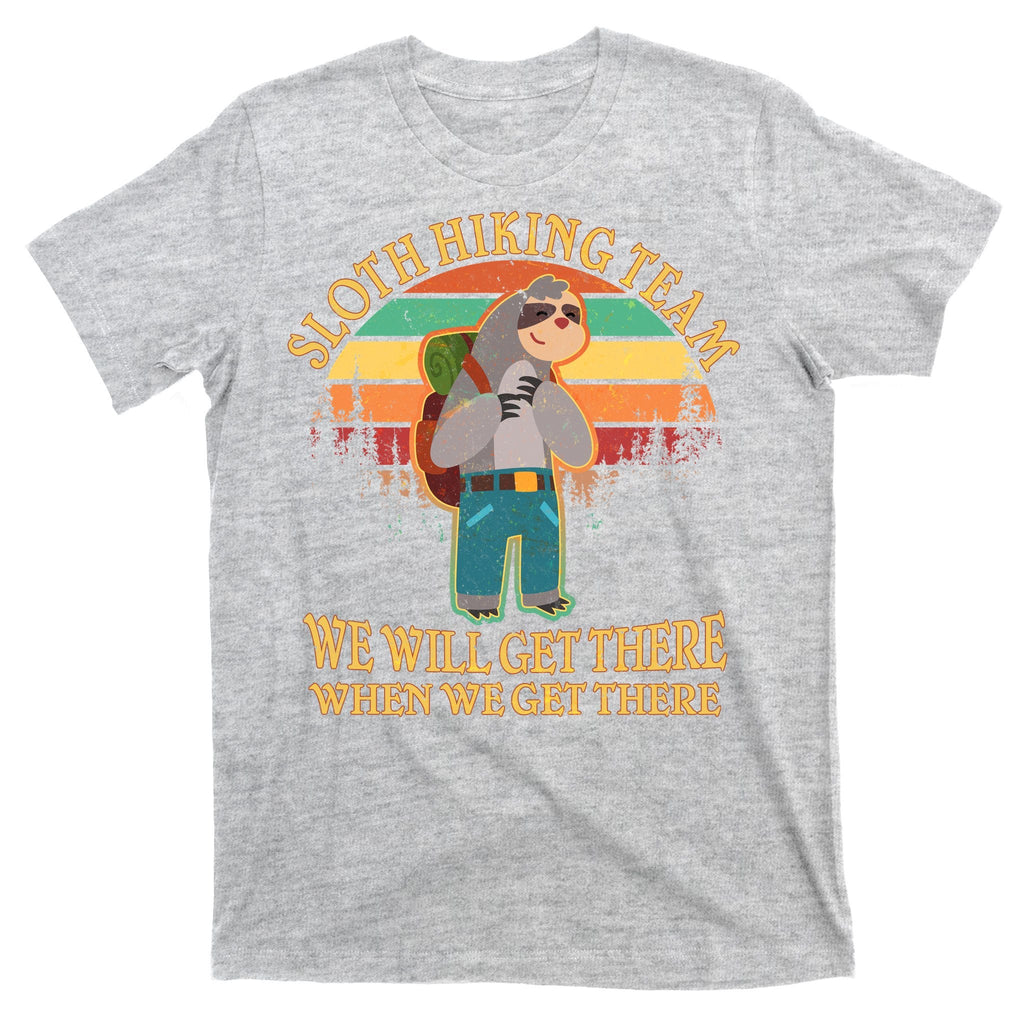 Sloth Hiking Team T-Shirt product image 9