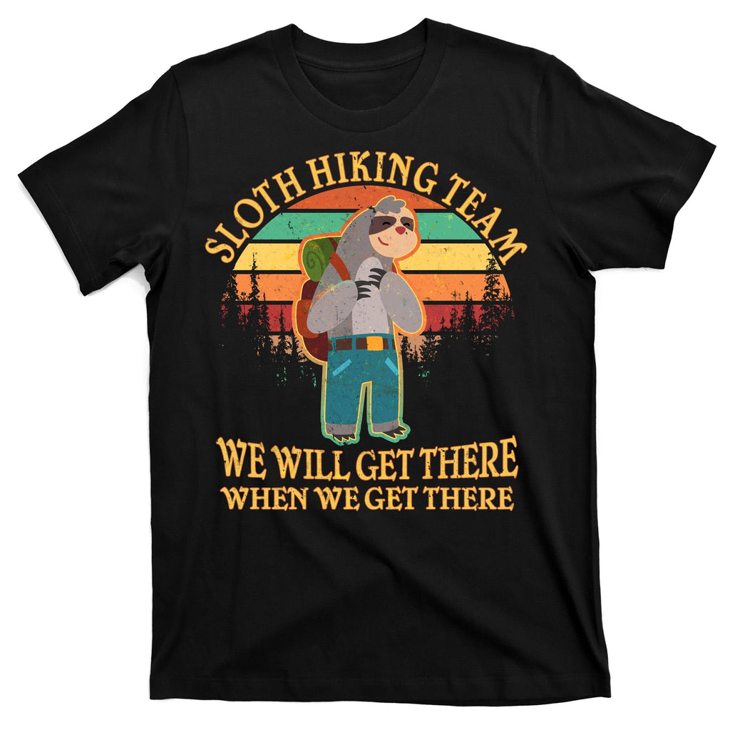 Sloth Hiking Team T-Shirt product image 7