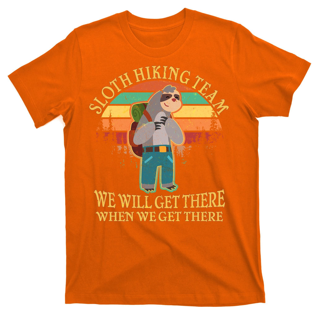 Sloth Hiking Team T-Shirt product image 5