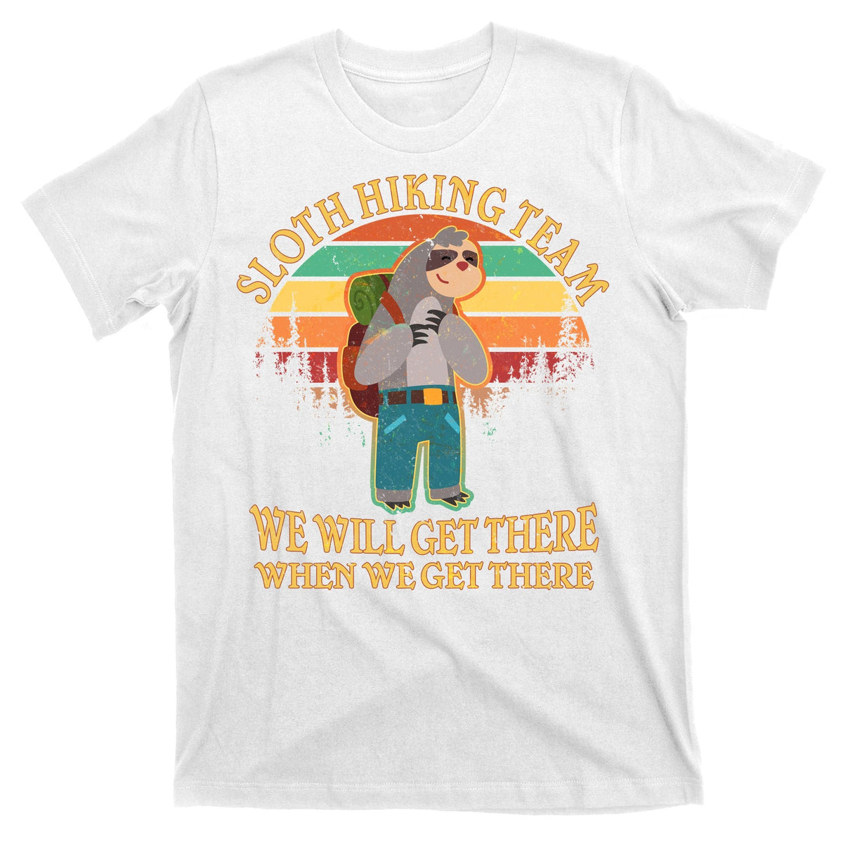Sloth Hiking Team T-Shirt product image 11
