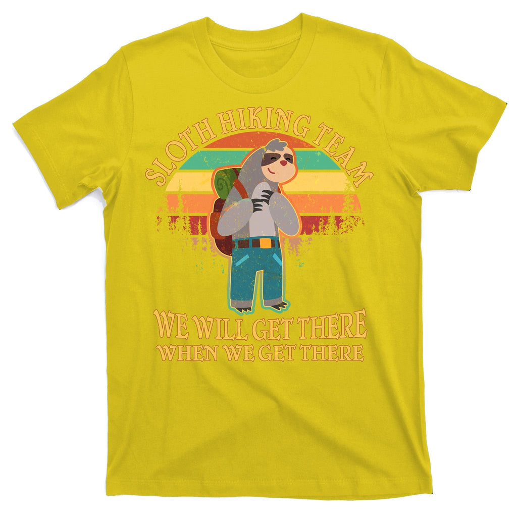 Sloth Hiking Team T-Shirt product image 3