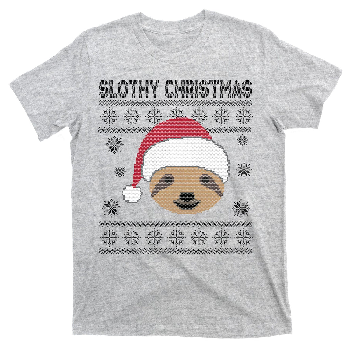 Slothy Christmas Ugly Sweater T-Shirt product image 9