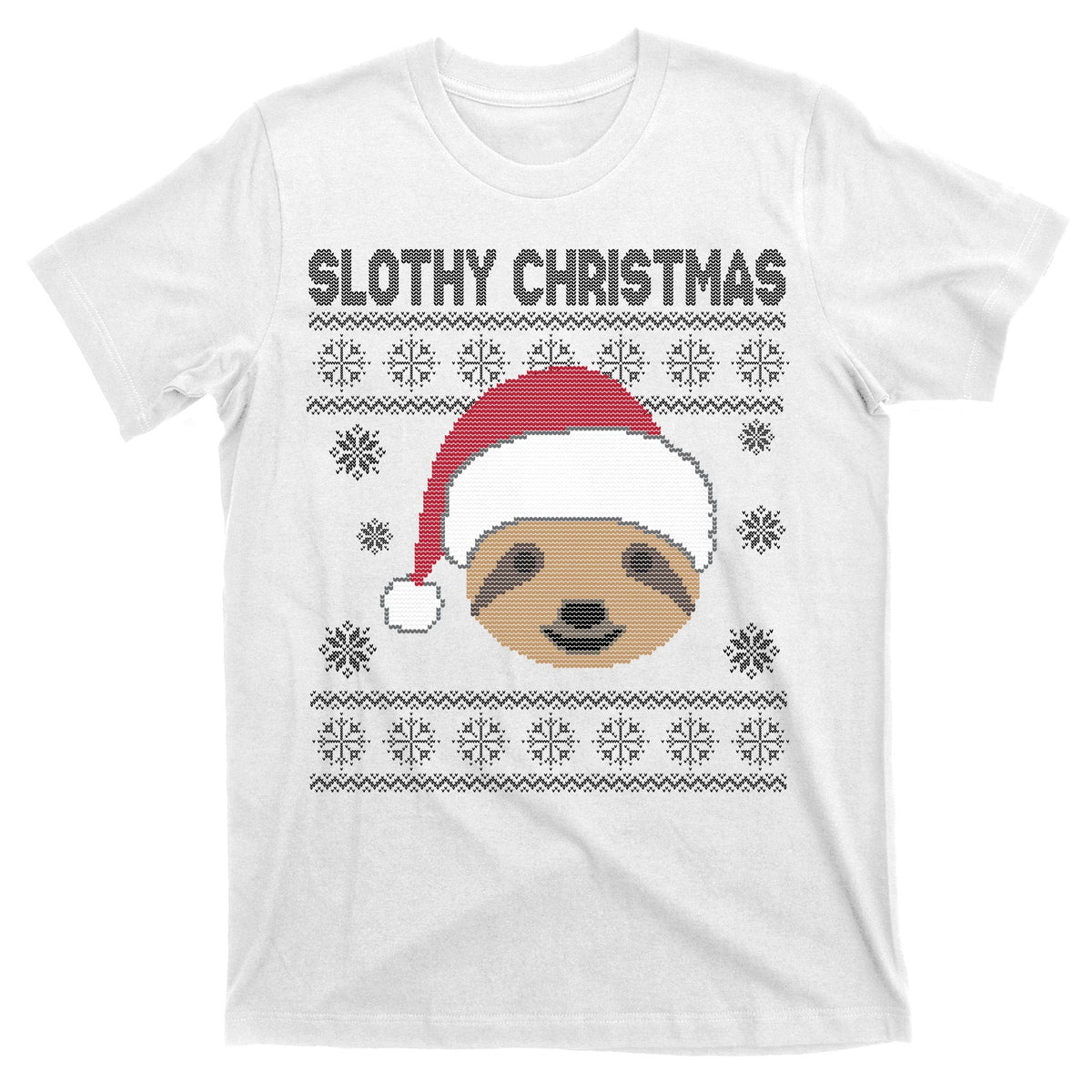 Slothy Christmas Ugly Sweater T-Shirt product image 11