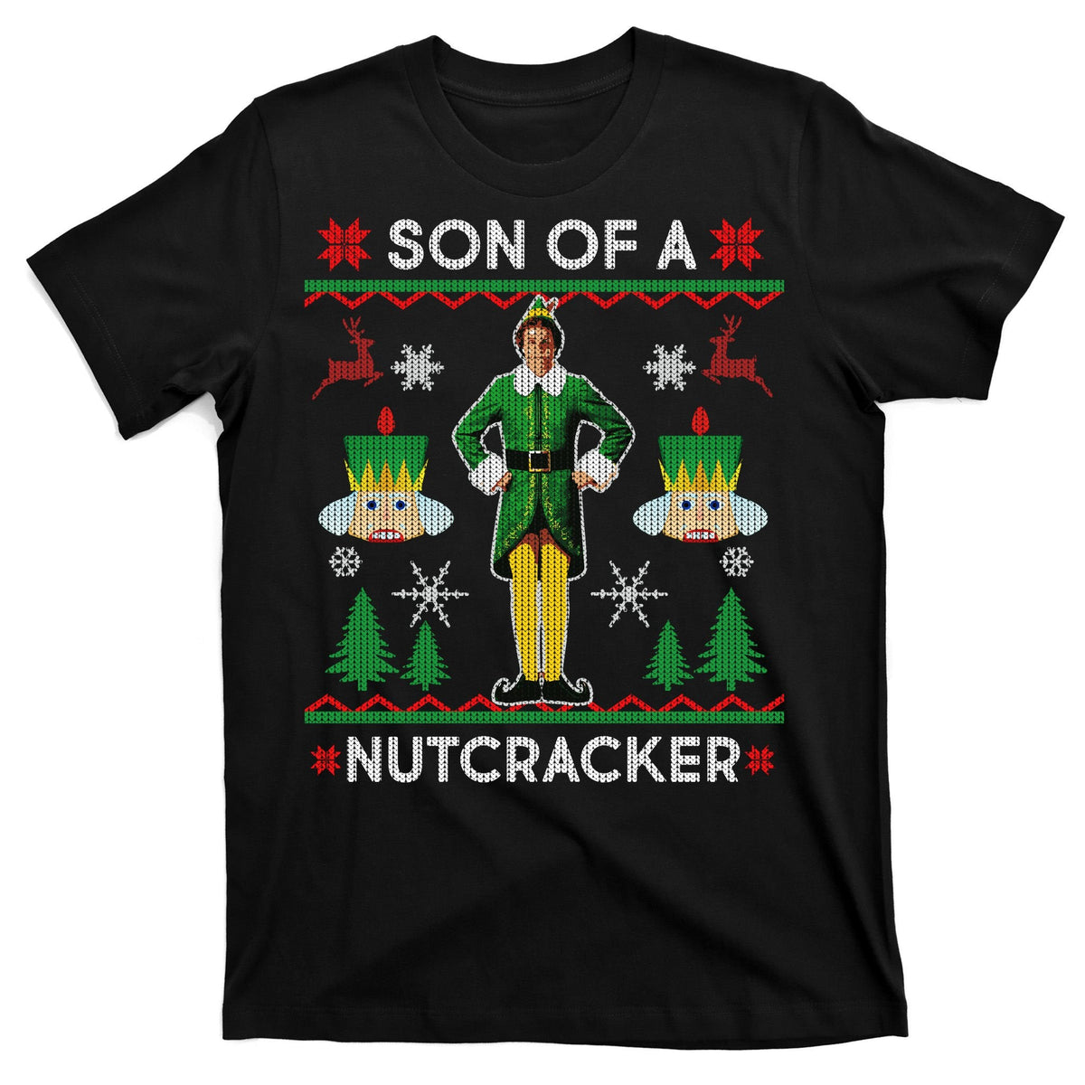 Son Of A Nutcracker Ugly Christmas T-Shirt product image 7