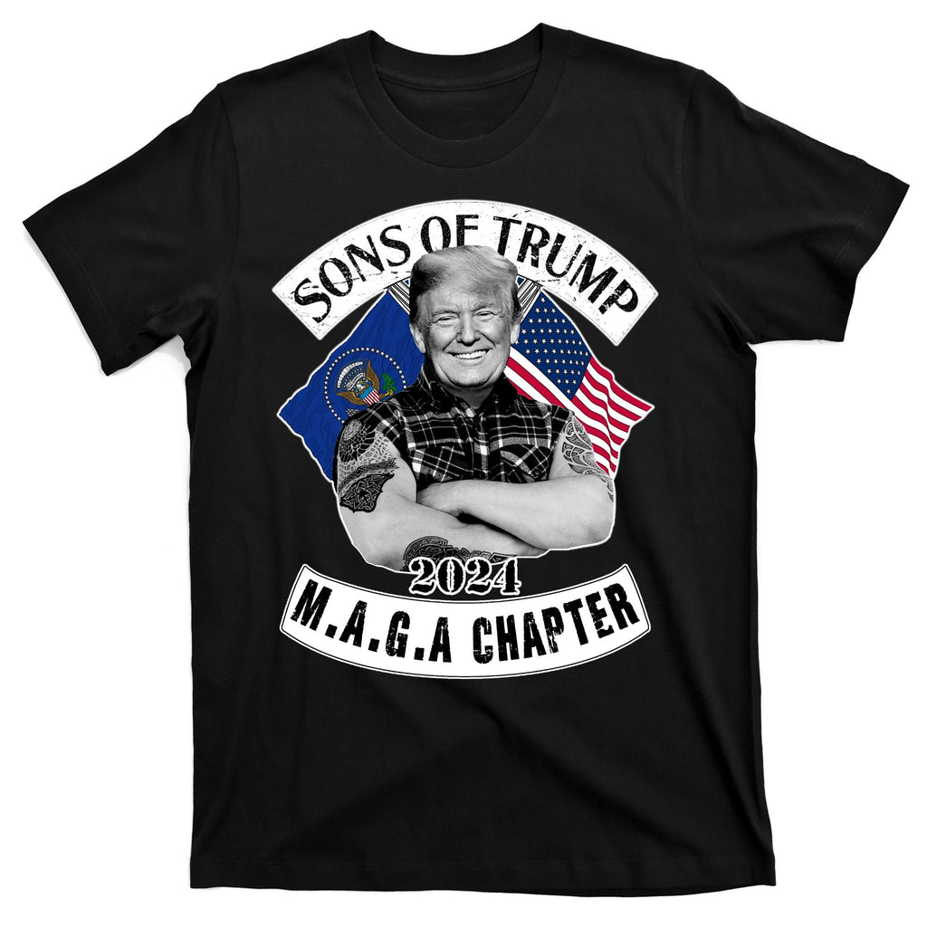 Sons Of Trump 2024 Biker Funny T-Shirt product image 7