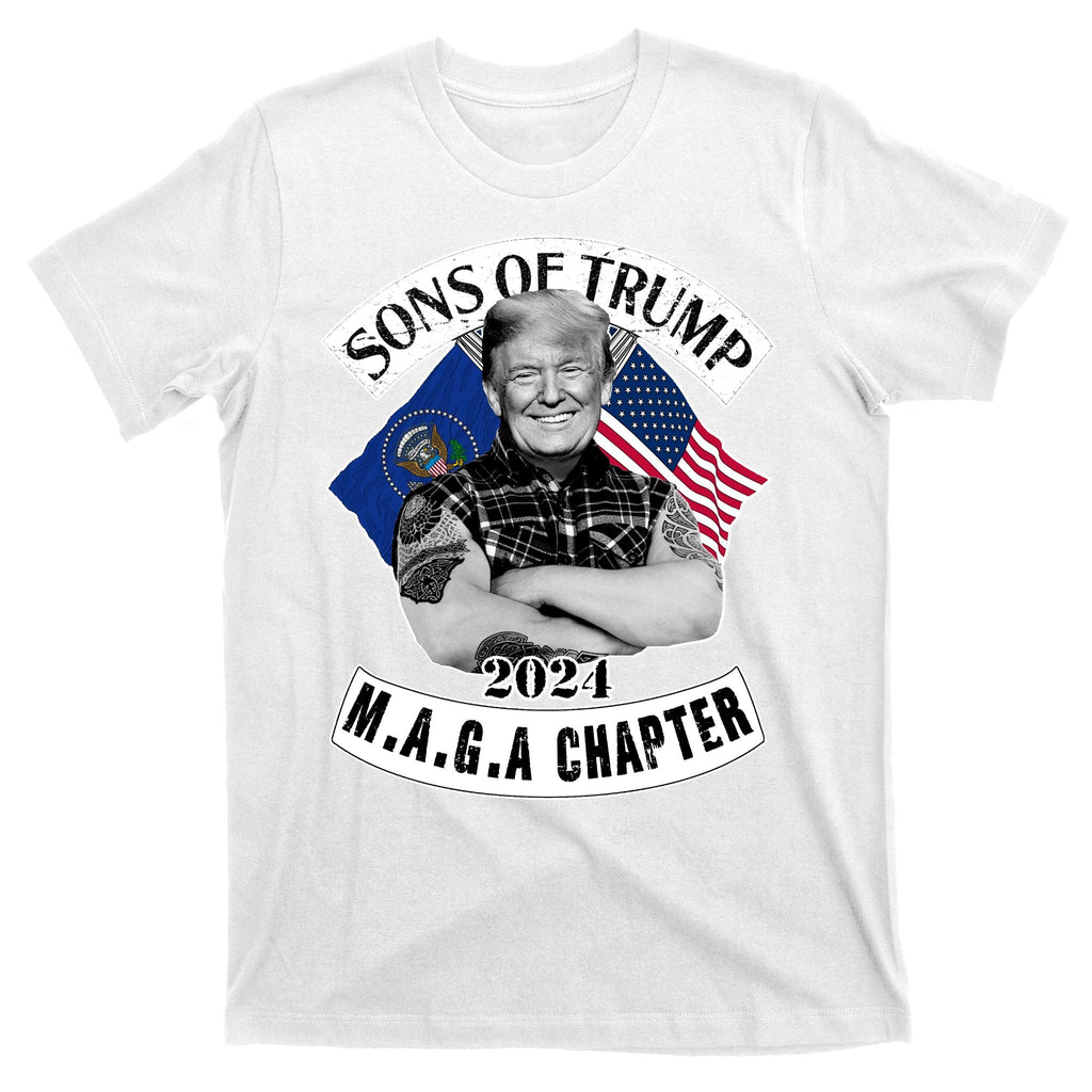 Sons Of Trump 2024 Biker Funny T-Shirt product image 11