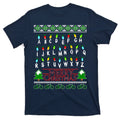 Strange Christmas Lights Alphabet Ugly Sweater Design product image 1