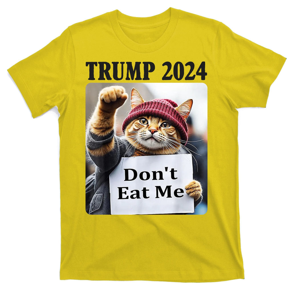 Trump 2024 Dont Eat Me Funny Cat Election T-Shirt product image 3