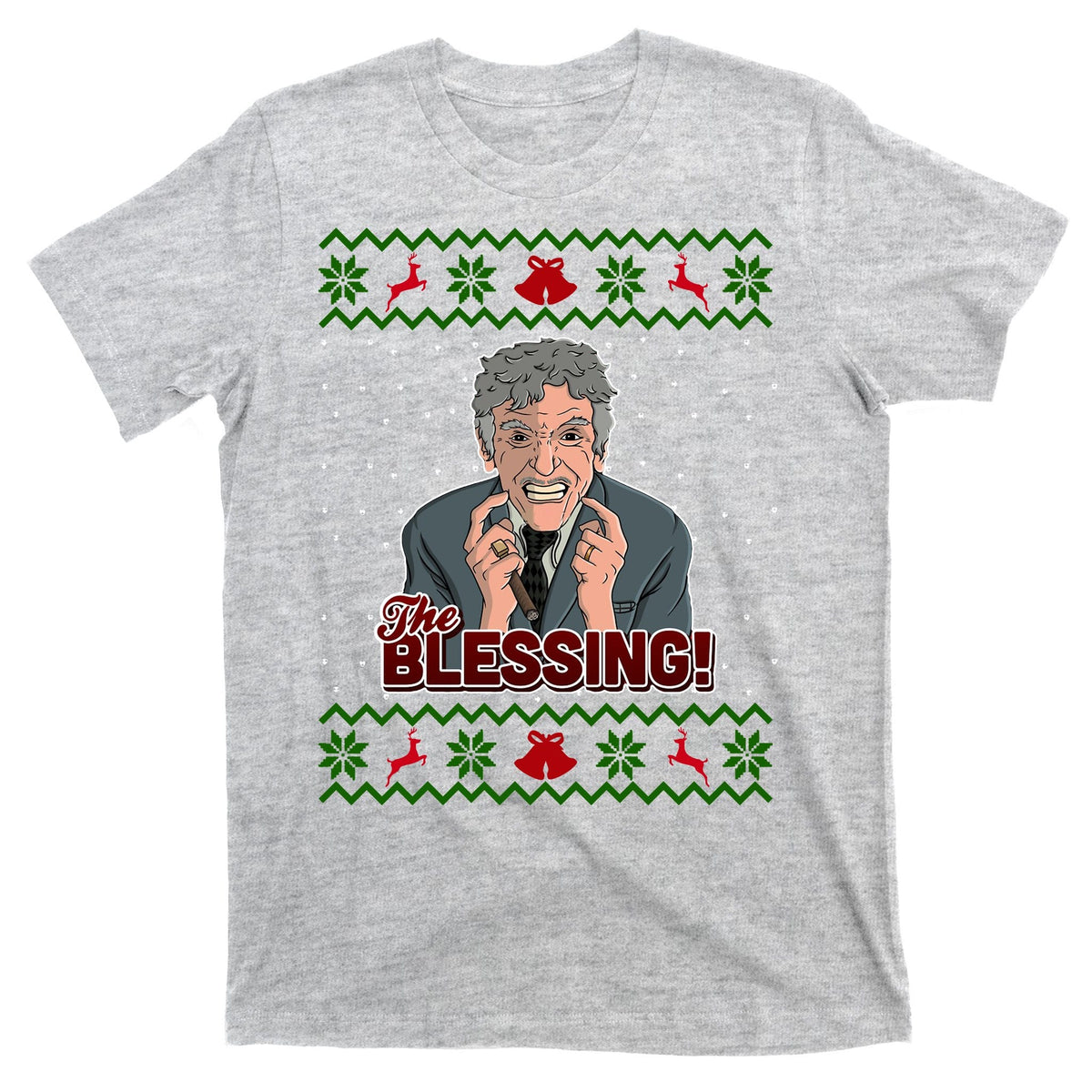 The Blessing Ugly Christmas Sweater Family T-Shirt product image 9
