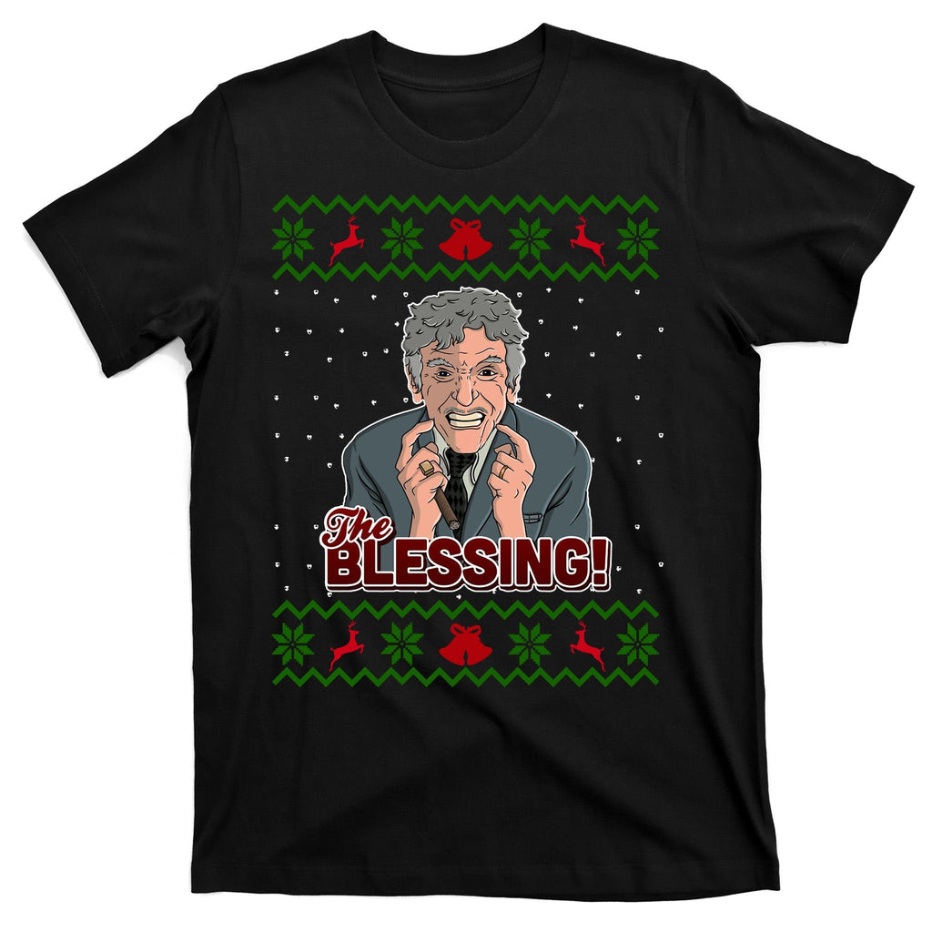 The Blessing Ugly Christmas Sweater Family T-Shirt product image 7