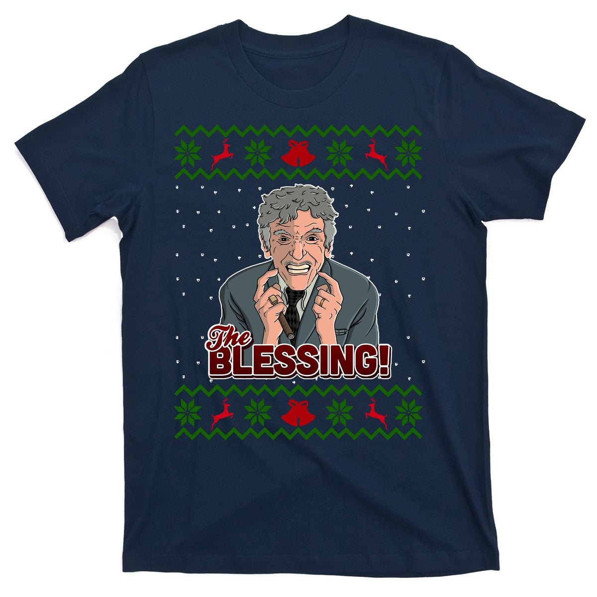 The Blessing Ugly Christmas Sweater Family T-Shirt product image 1