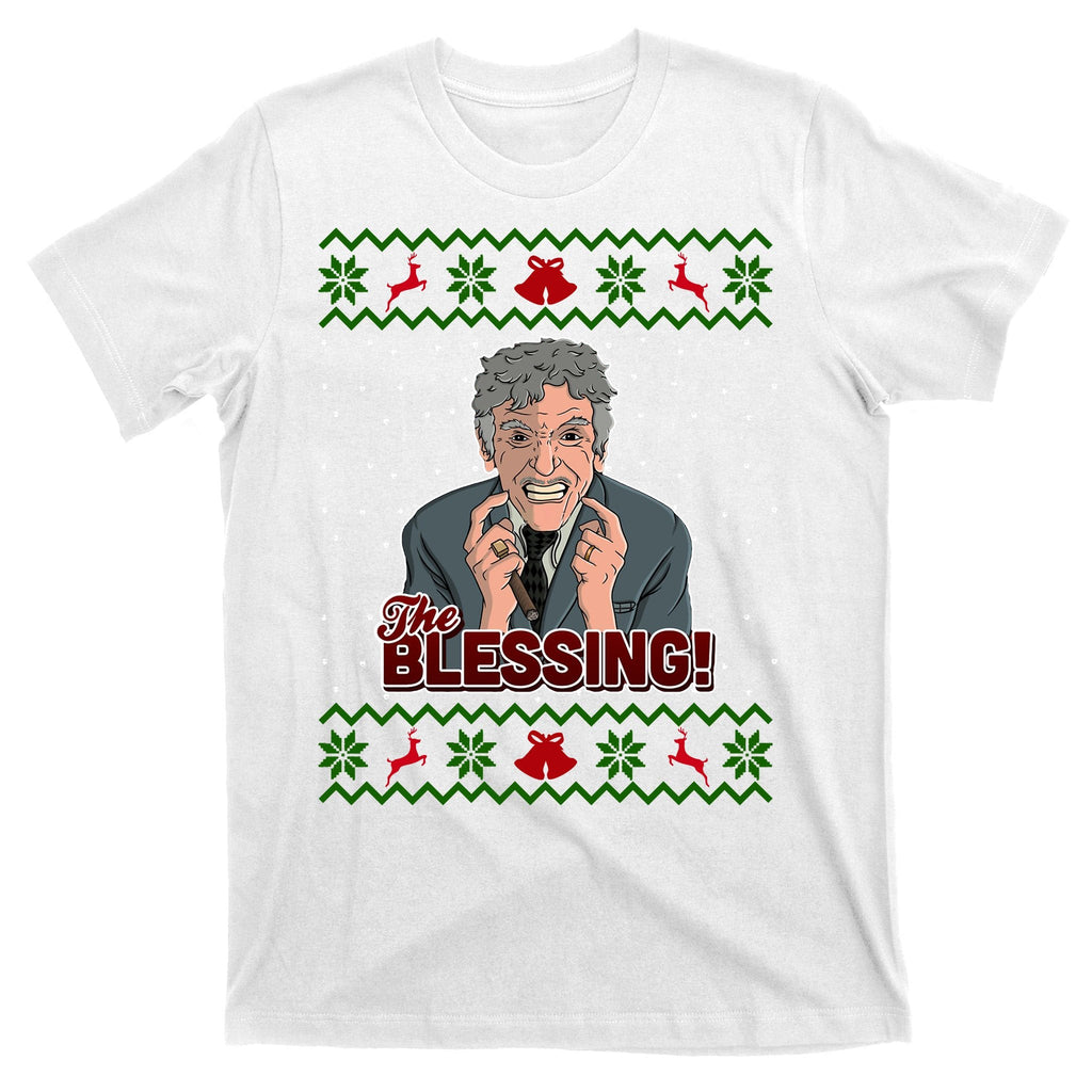 The Blessing Ugly Christmas Sweater Family T-Shirt product image 11