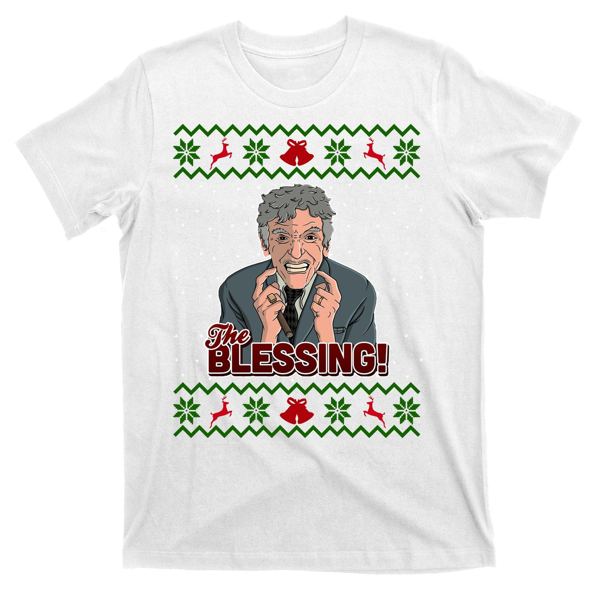 The Blessing Ugly Christmas Sweater Family T-Shirt product image 11