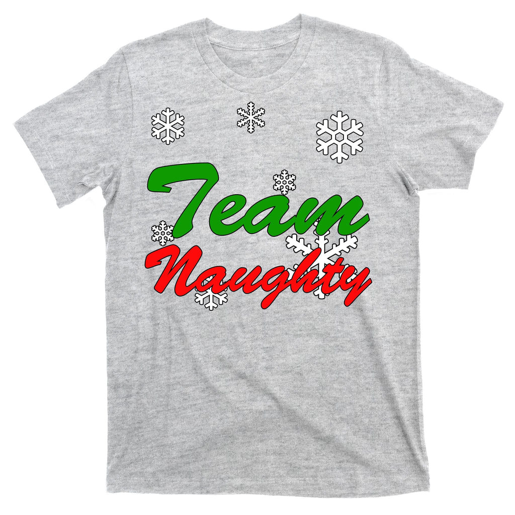 Team Naughty Matching Christmas T-Shirt product image 9