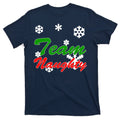 Team Naughty Matching Christmas T-Shirt product image 1