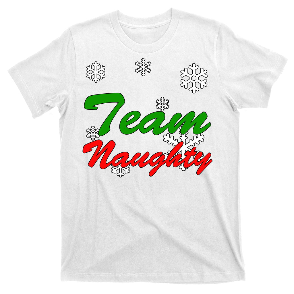 Team Naughty Matching Christmas T-Shirt product image 11