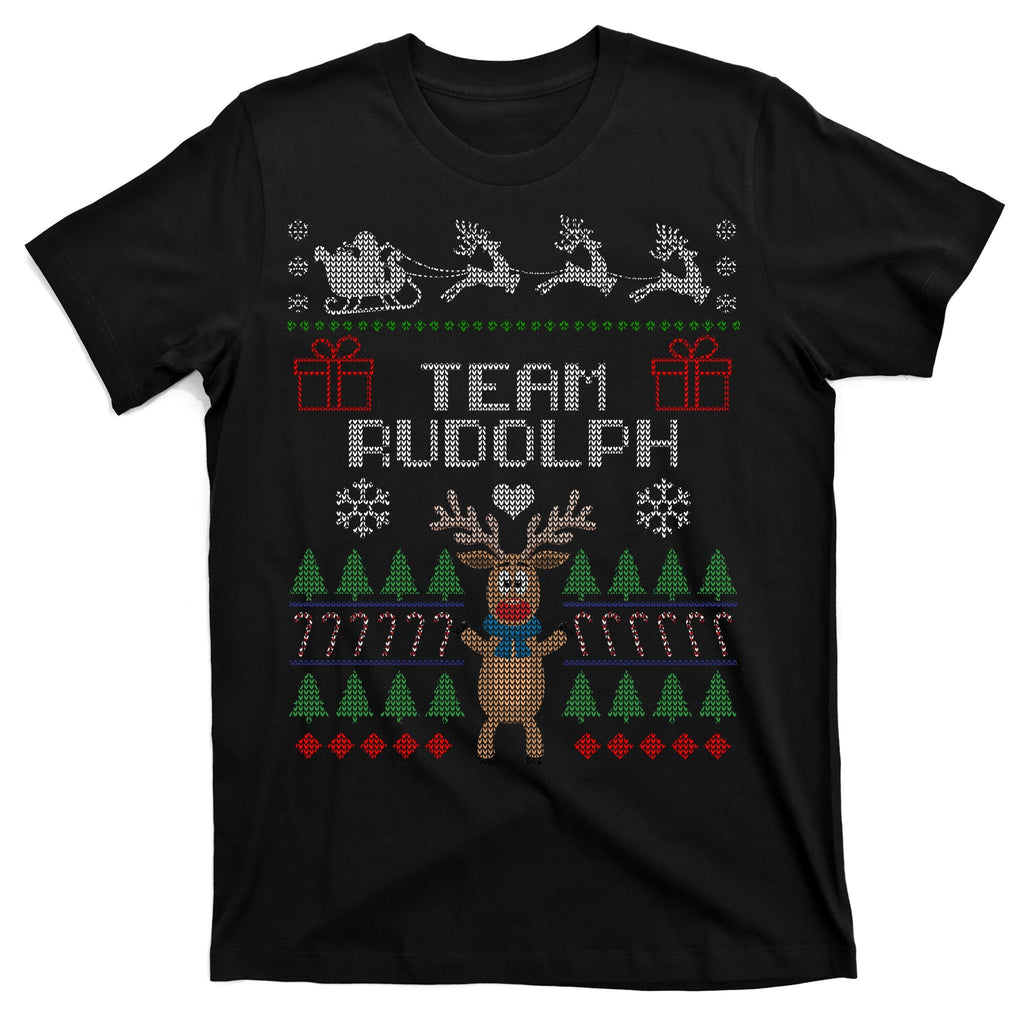 Team Rudolph Ugly Christmas T-Shirt product image 7