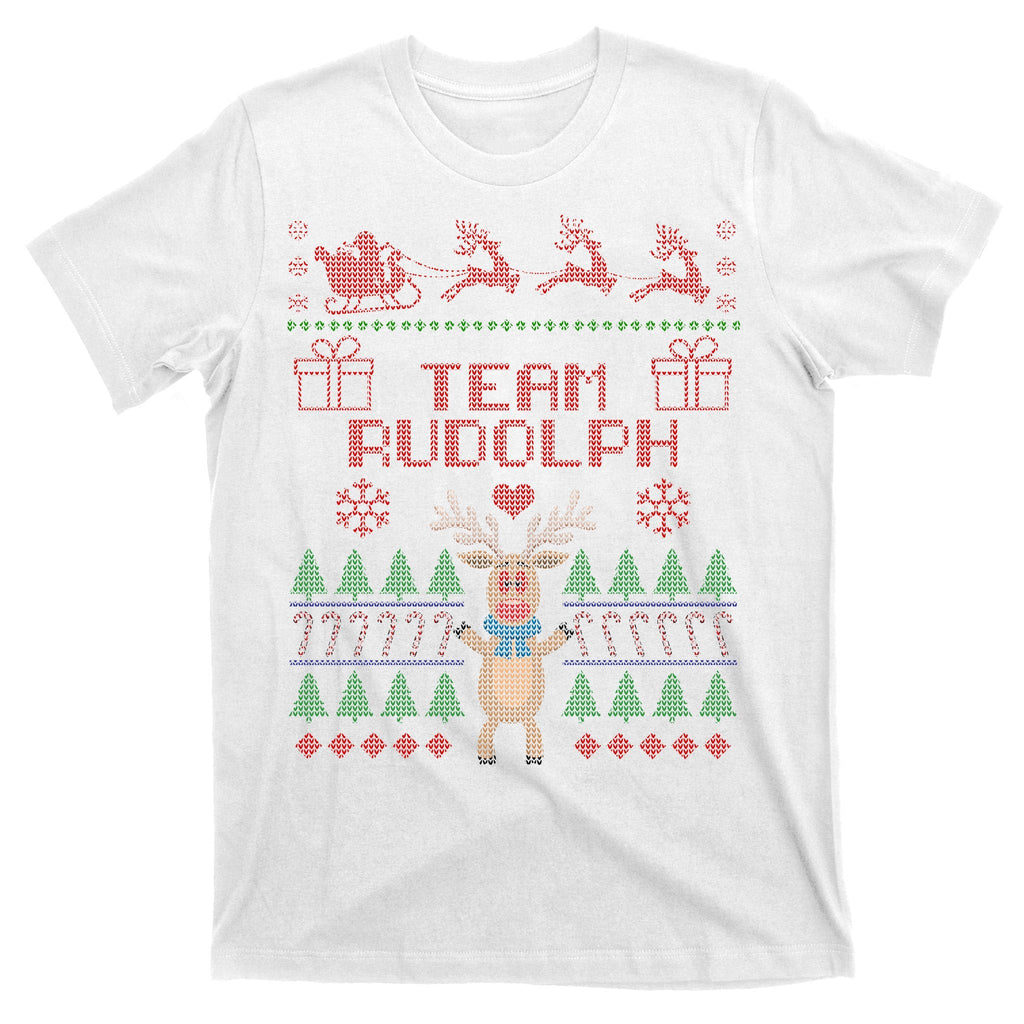 Team Rudolph Ugly Christmas T-Shirt product image 11