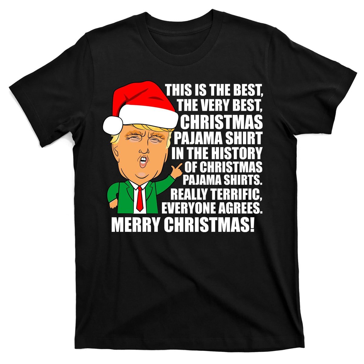 The Best Christmas Pajama Shirt Ever Everyone Agrees Donald product image 7