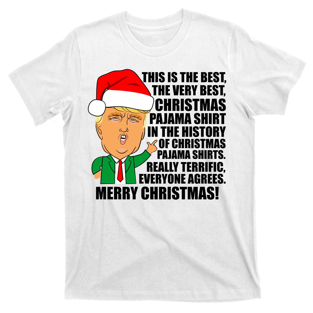 The Best Christmas Pajama Shirt Ever Everyone Agrees Donald product image 11
