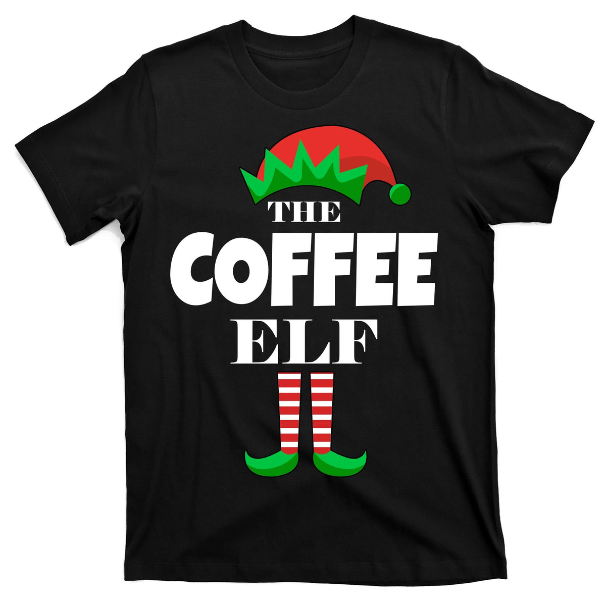 The Coffee Elf Family Matching Christmas T-Shirt product image 7