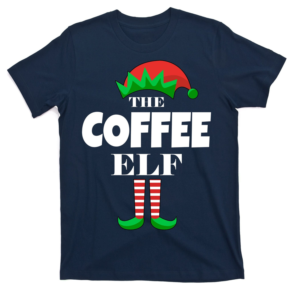 The Coffee Elf Family Matching Christmas T-Shirt product image 1