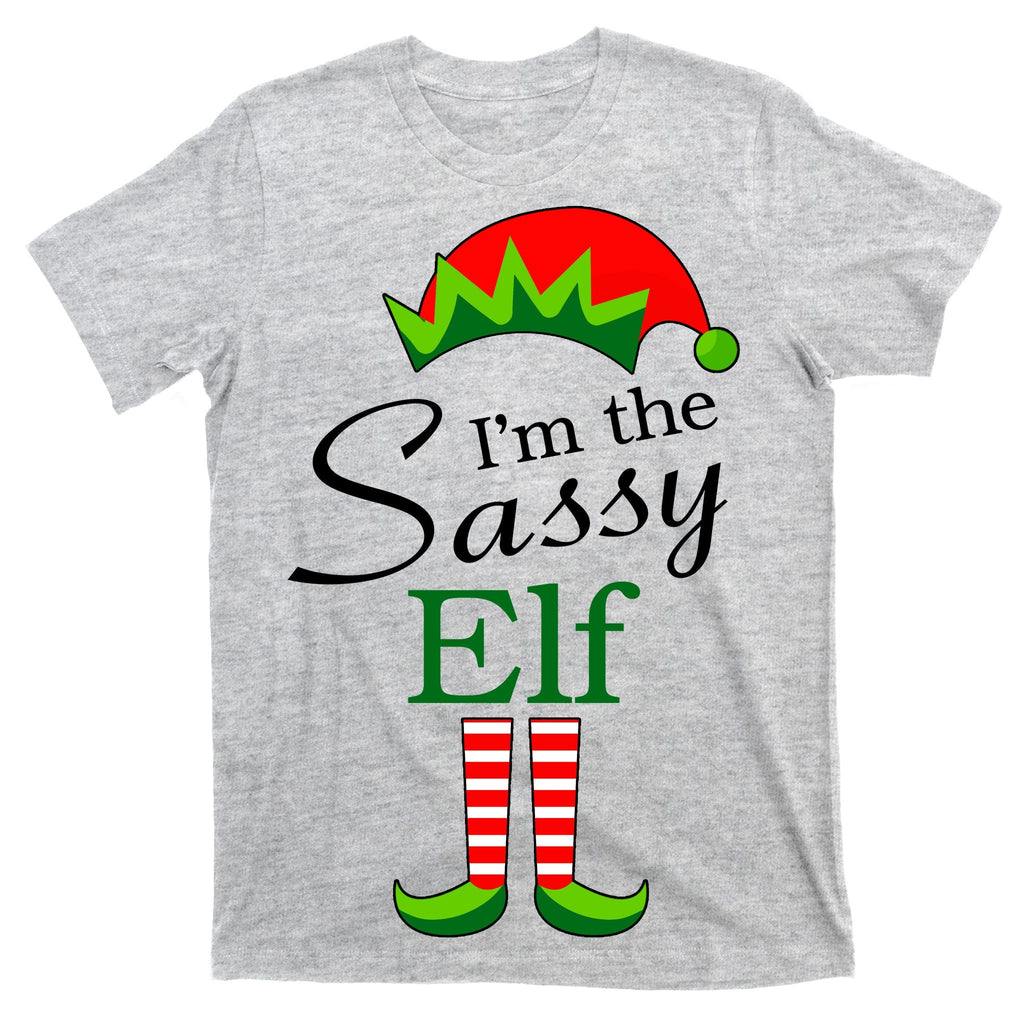 The Sassy Elf Funny Christmas Family Matching T-Shirt product image 9