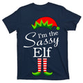 The Sassy Elf Funny Christmas Family Matching T-Shirt product image 1