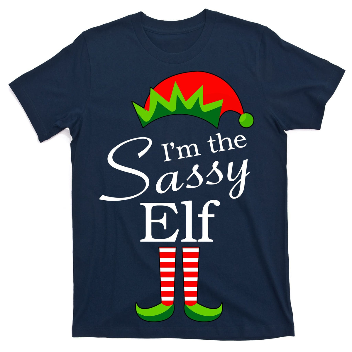 The Sassy Elf Funny Christmas Family Matching T-Shirt product image 1