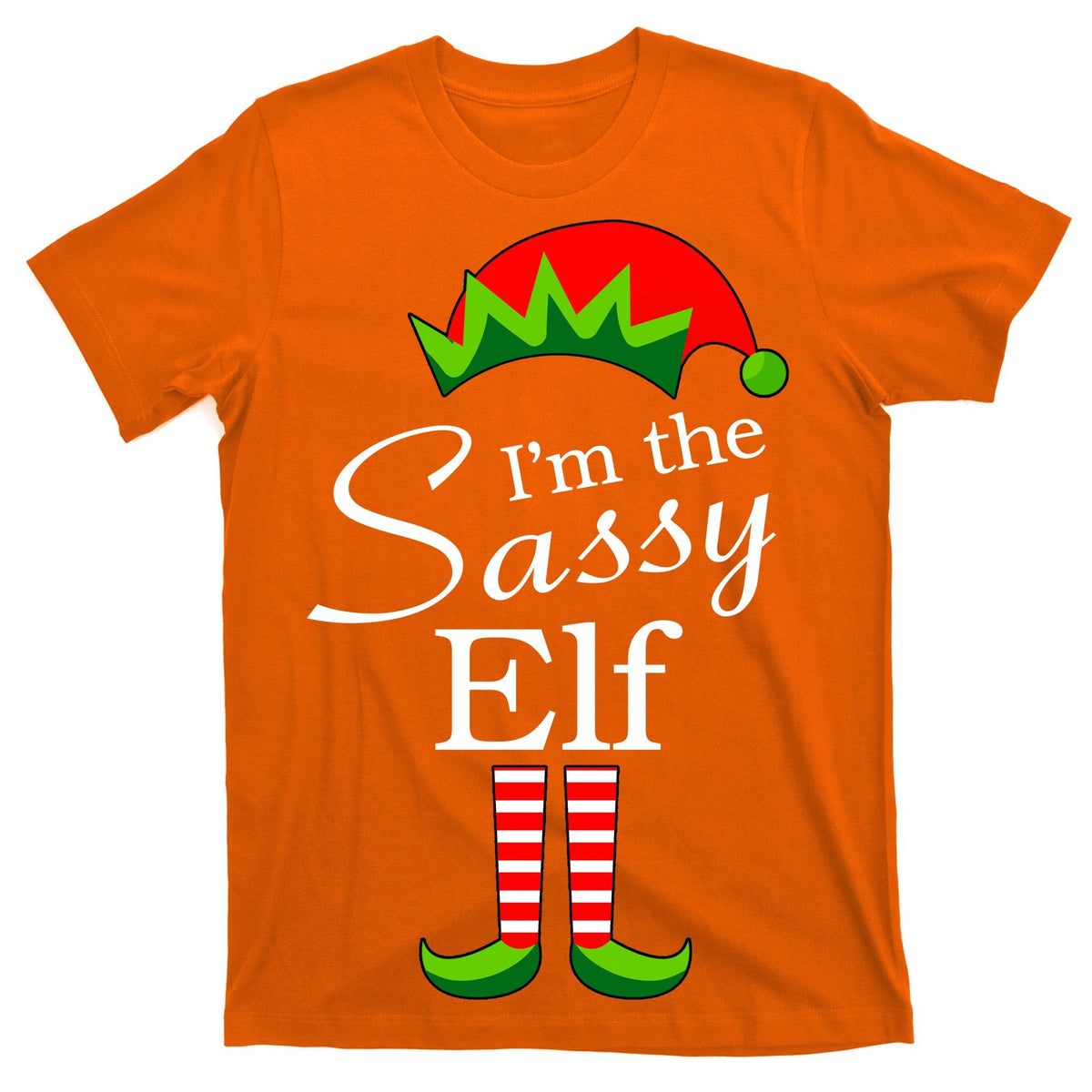 The Sassy Elf Funny Christmas Family Matching T-Shirt product image 5