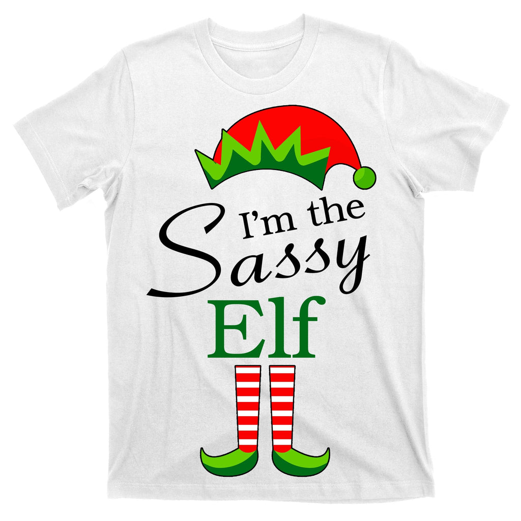 The Sassy Elf Funny Christmas Family Matching T-Shirt product image 11