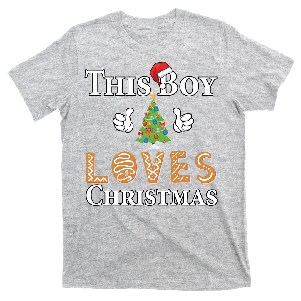 This Boy Loves Christmas T-Shirt product image 9