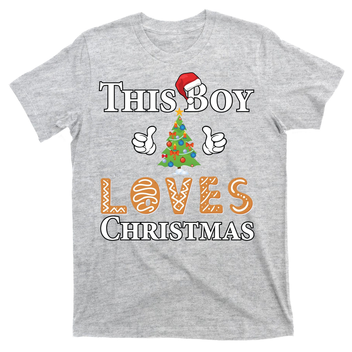 This Boy Loves Christmas T-Shirt product image 9